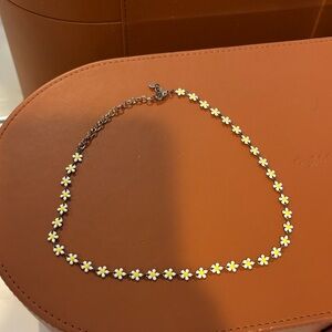 Altar'd State Floral Necklace - Yellow and White